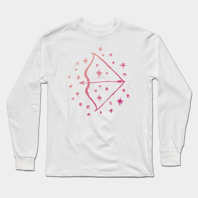 Sagittarius 05 Long Sleeve T-Shirt by Very Simple Graph